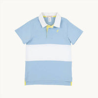 The Beaufort Bonnet Company - SHORT SLEEVE ROLLING RUGBY SHIRT