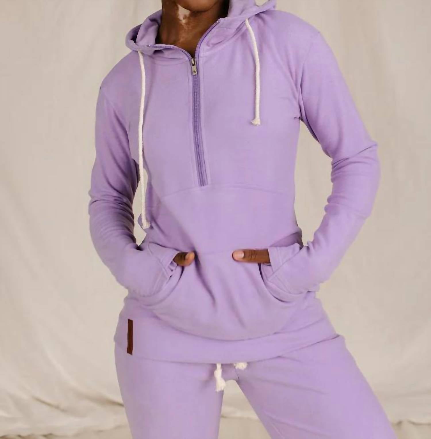 Ampersand Ave - Performance Fleece Halfzip Hoodie
