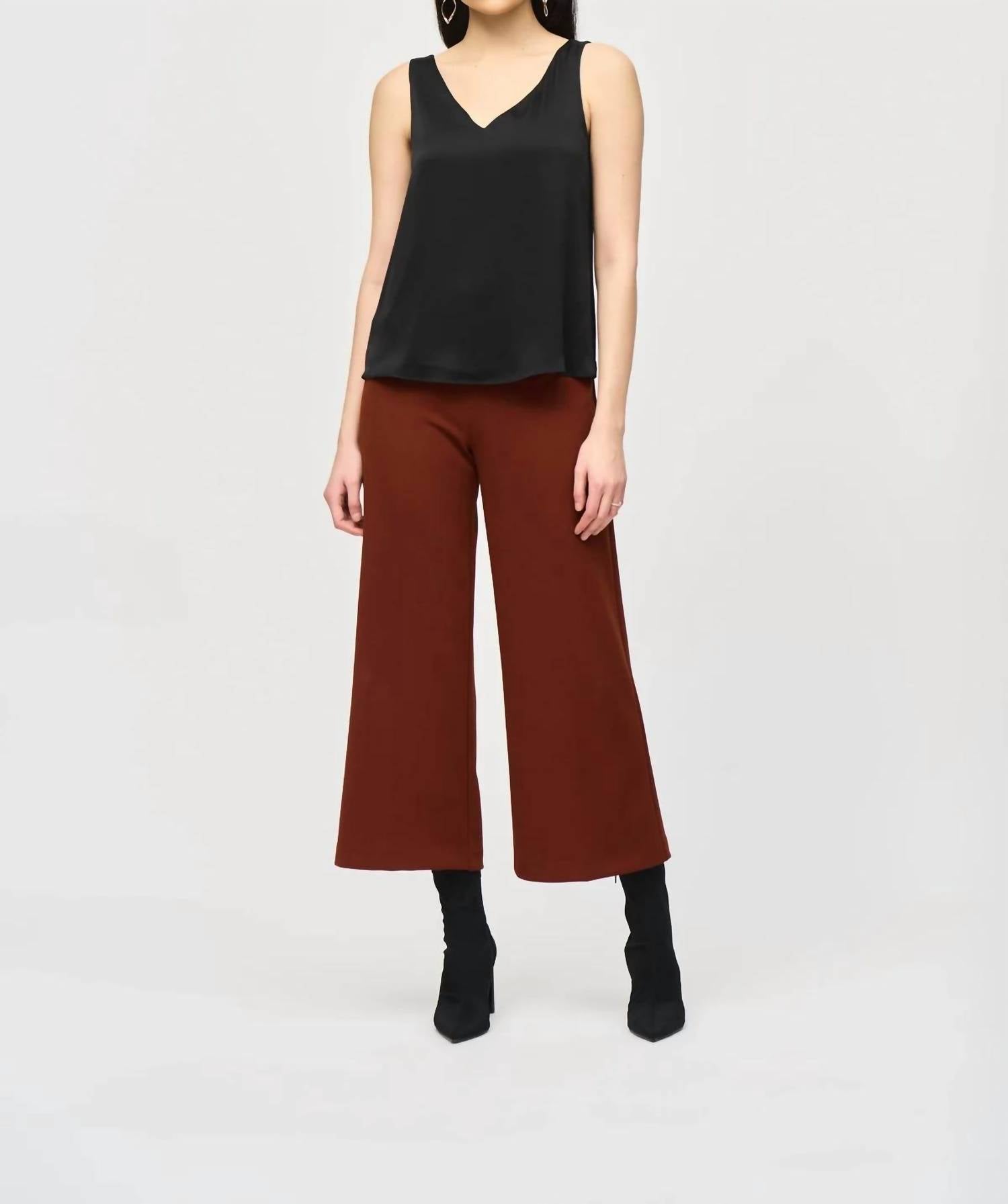 Joseph Ribkoff - SATIN SLEEVELESS TOP