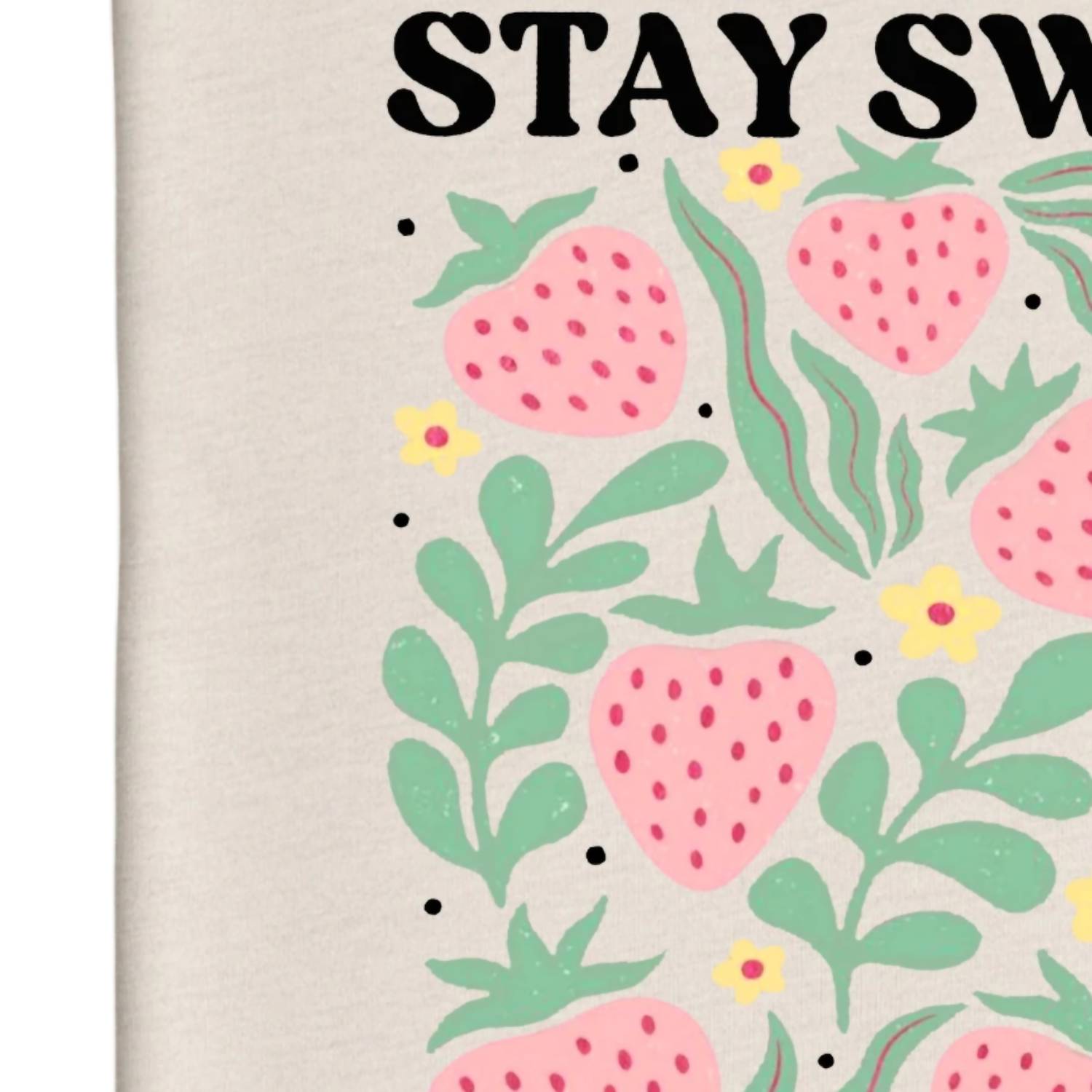 Bella + Canvas - Women's Faithful Strawberry Graphic Tee
