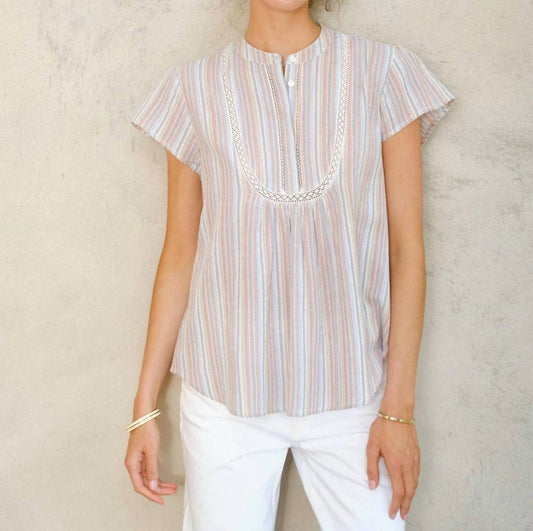 M.A.B.E. - Freya Capped Sleeve Top