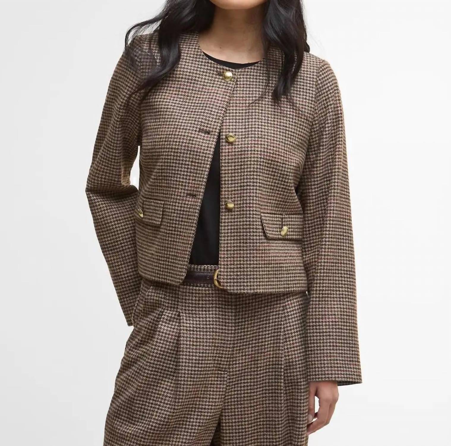 Barbour - Corina Collarless Tailored Jacket