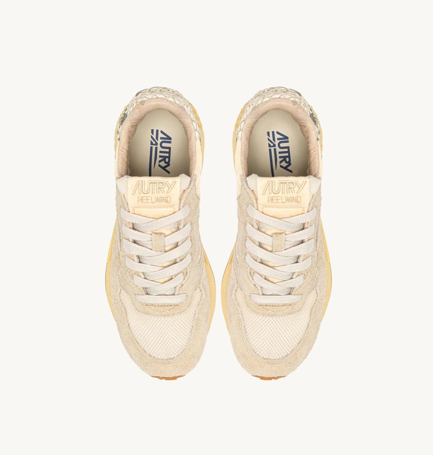 Autry - Women's Reelwind Low Nylon & Suede Sneakers
