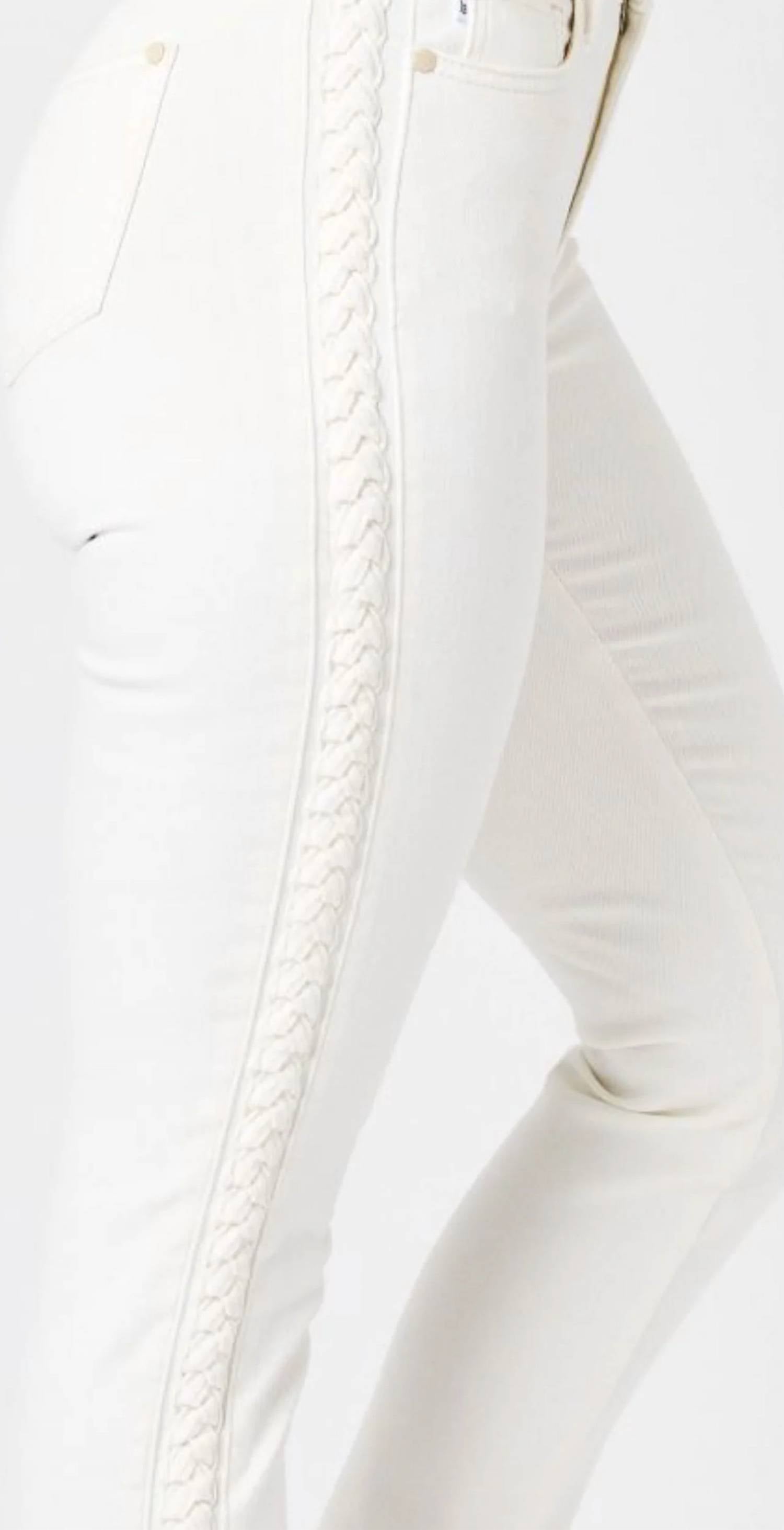 Judy Blue - Mid Rise Braided Jeans