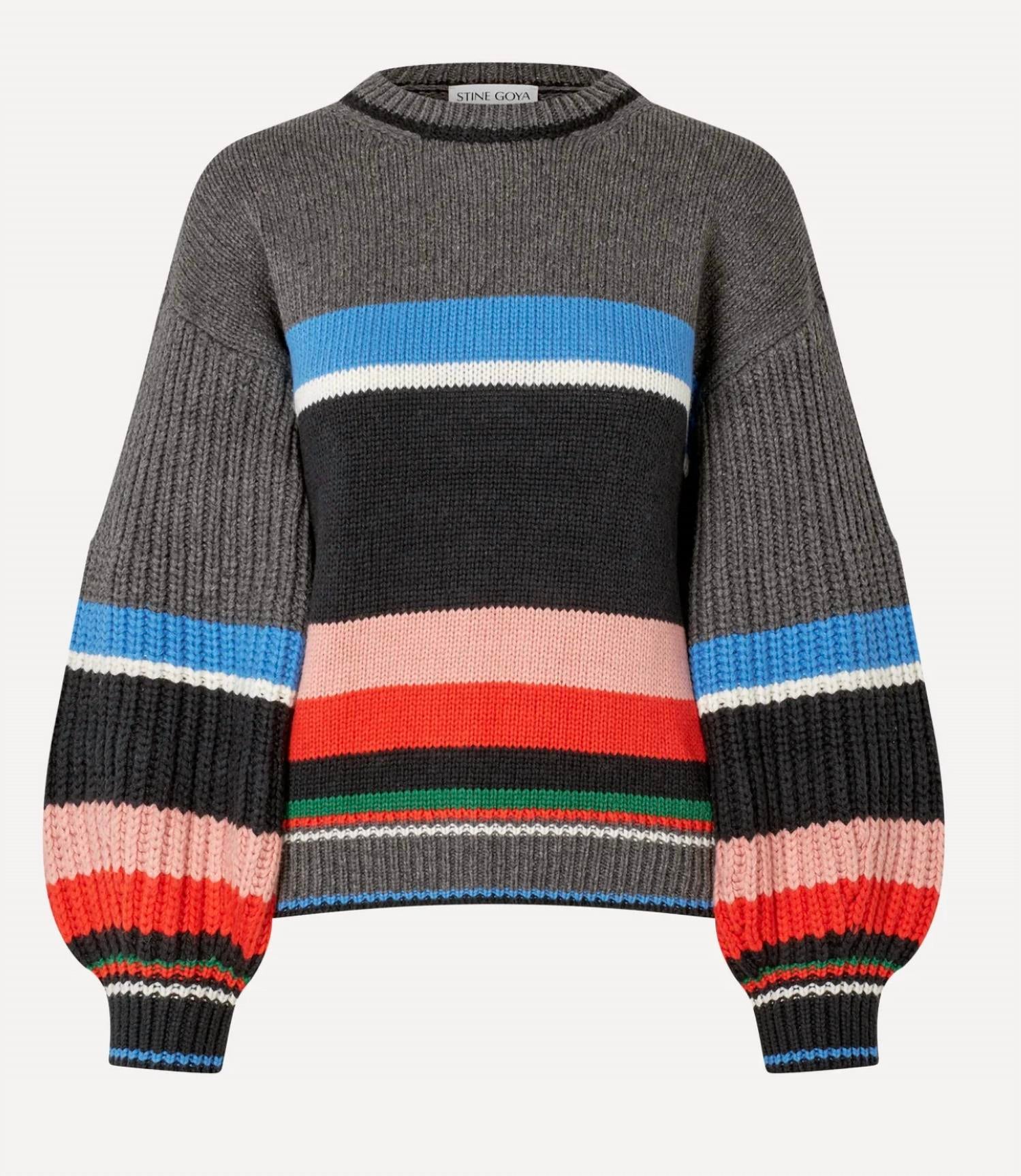 Stine Goya - Crewneck Chunky Sleeve Sweater