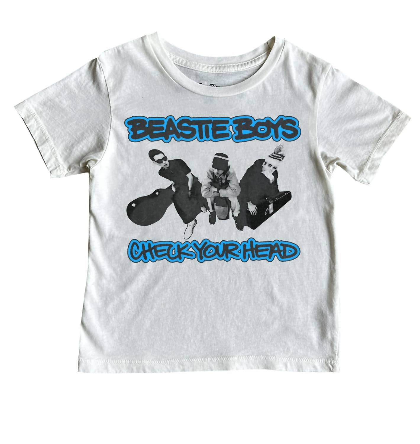 ROWDY SPROUT Kid's Beastie Boys Check Your Head Short Sleeve Tee in blue - kids' t-shirt - alternate view