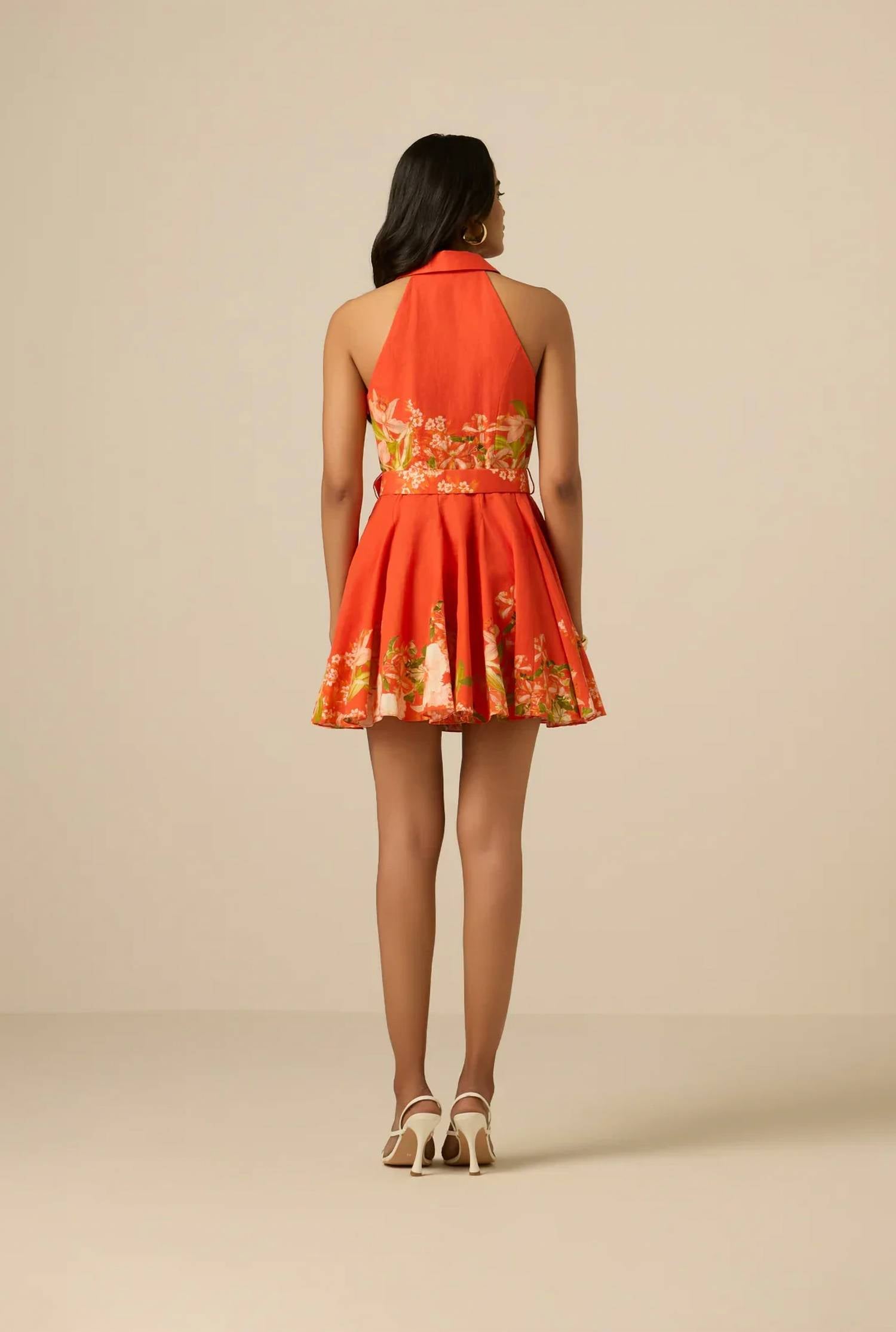 Hemant & Nandita - Halter Neck Mini Dress