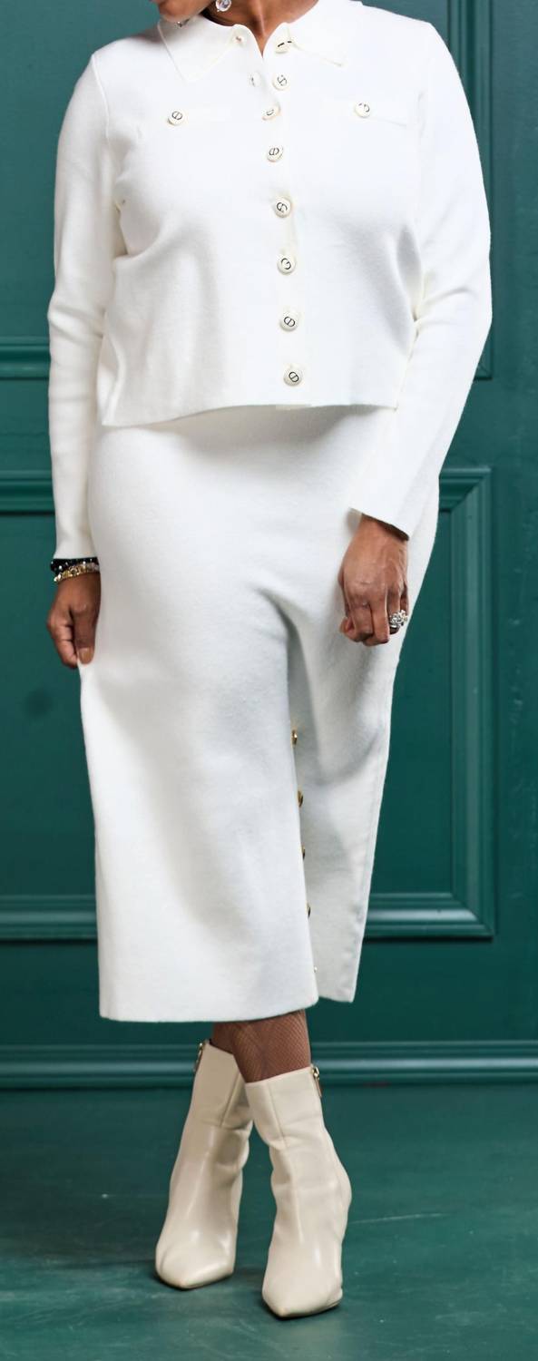 Spanner - Class Act Knit Skirt Set