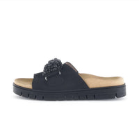 GABOR Women's Flexible Outsole Mule in black - women's shoe