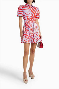 One33 Social - Zebra Fit & Flare Dress