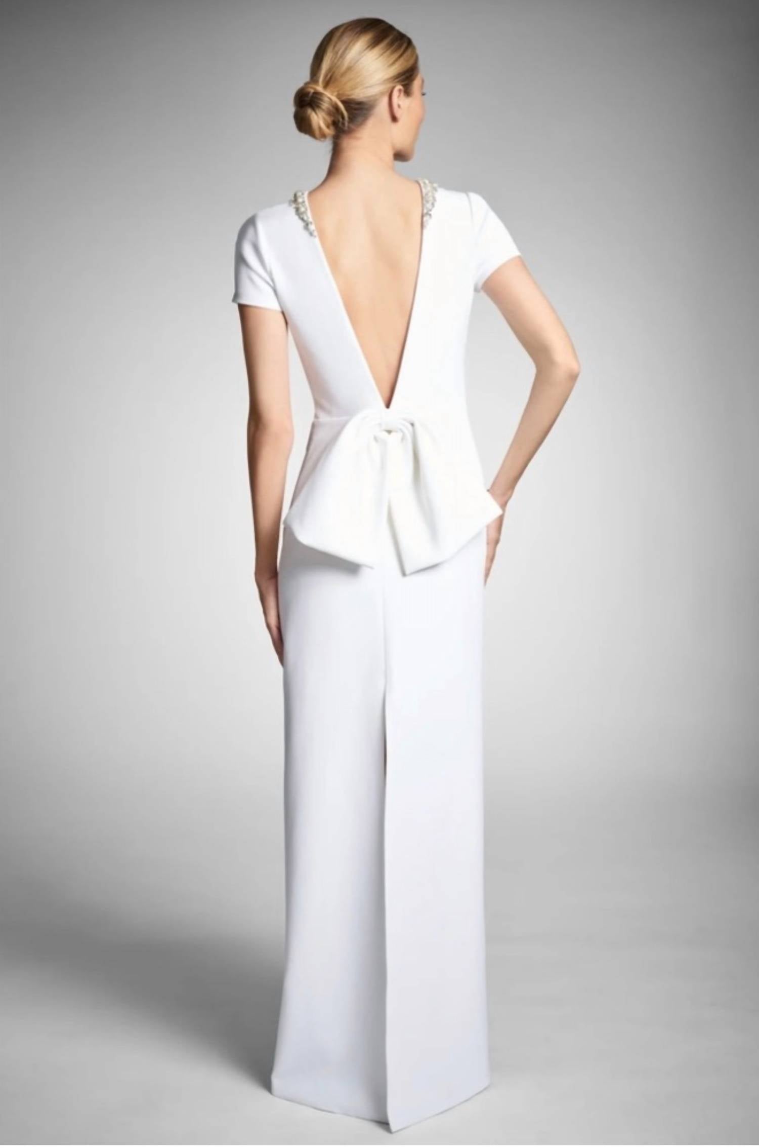 Sachin & Babi - Petra Embellished Stretch Crepe Gown