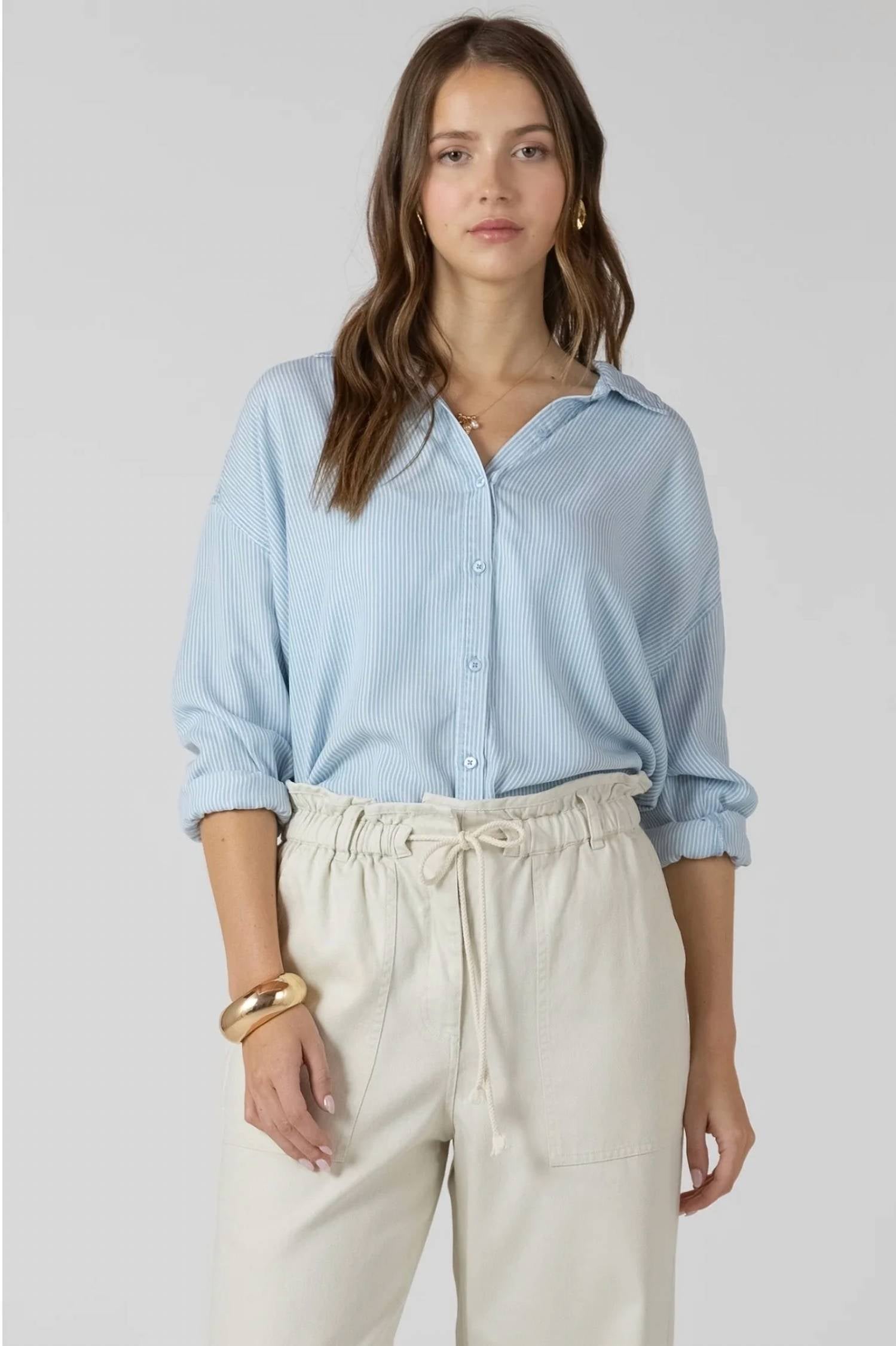 Dex - Oversized Stripe Shirt
