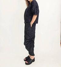 Noen - Crinkle Flow Straight Leg Pants