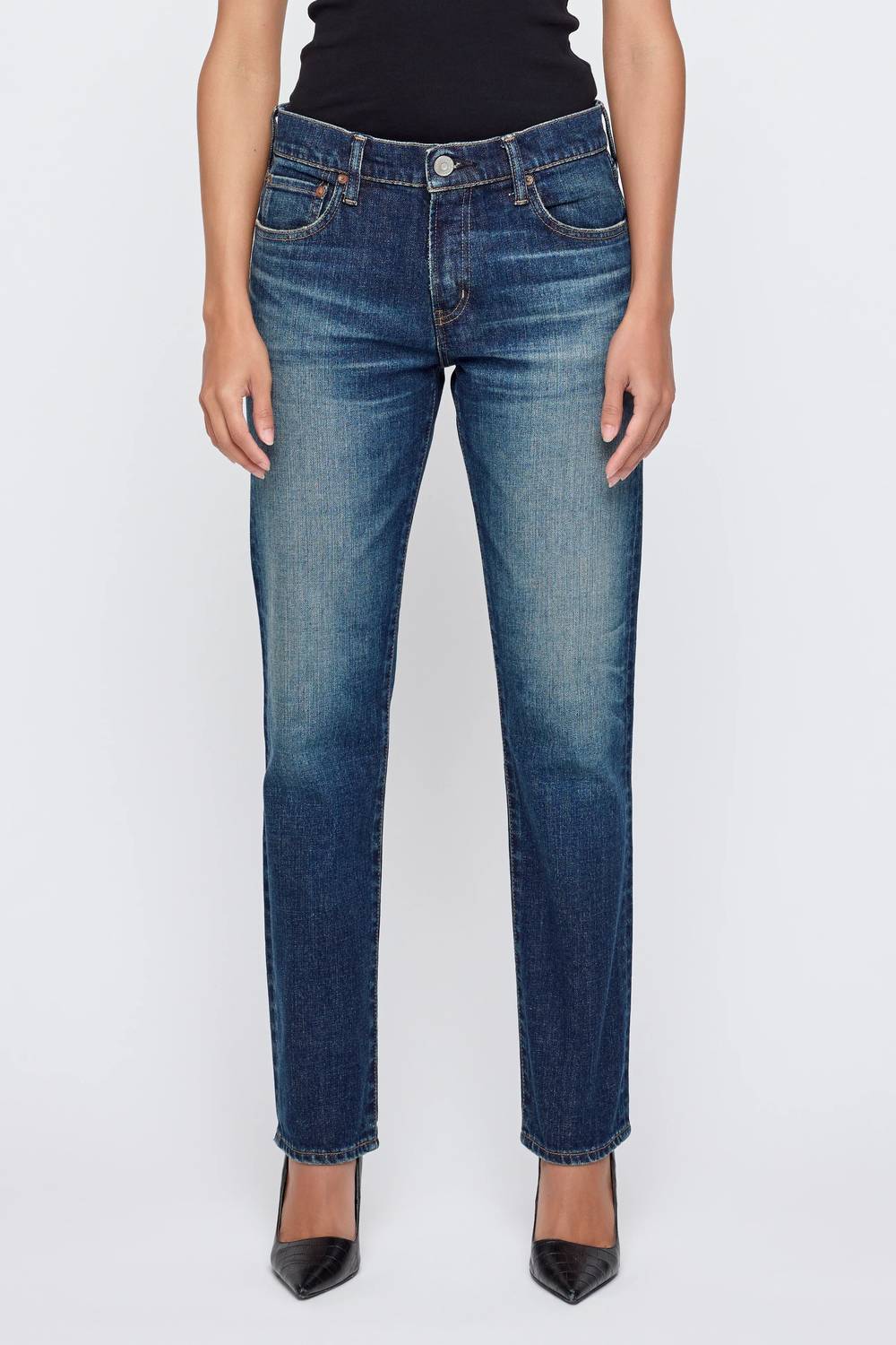 Moussy - Leverett Slim Fit Straight Leg Jeans
