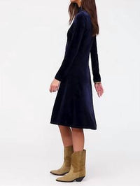 Johnny Was - Women's Corinthe Velvet Mock Neck Dress