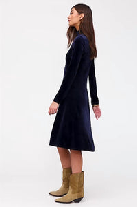 Johnny Was - Women's Corinthe Velvet Mock Neck Dress
