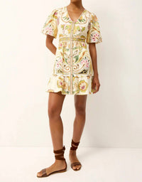 Marie Oliver Gwyneth Dress in haven - women's dress - alternate view