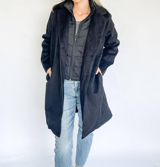 Hem & Thread - Velvet Touch Longline Coat