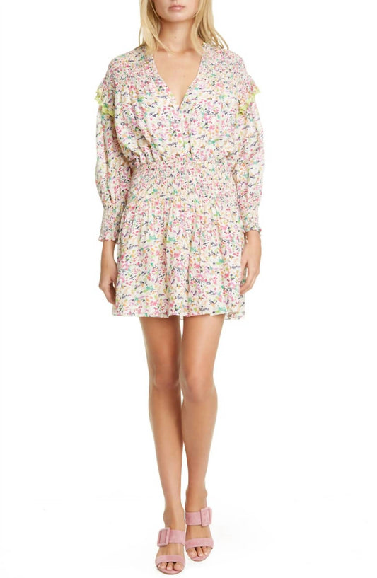 Tanya Taylor - Imogen Floral Long Sleeve Minidress