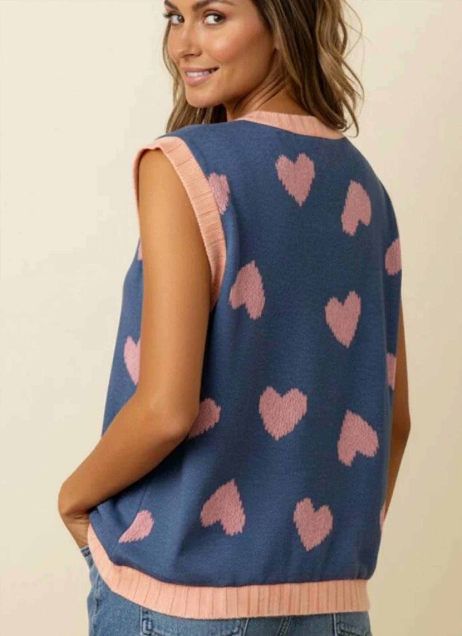 Haptics - Heart To Heart Relaxed French Terry Vest