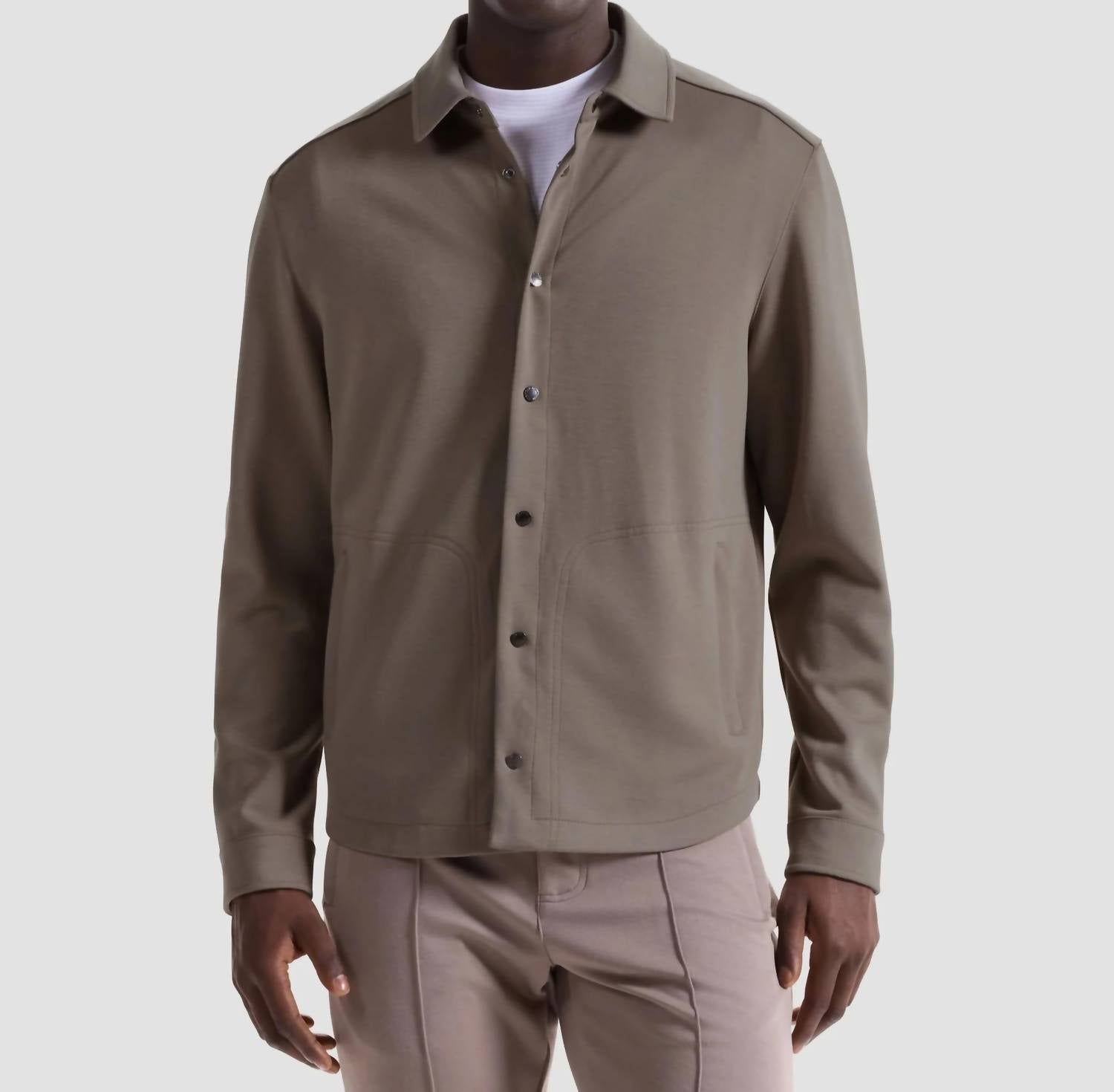 Bugatchi Uomo - Soft Touch Knit Shirt Jacket