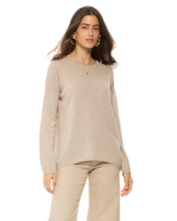 Monticelli Cashmere - Lightweight Oversized Pure Cashmere Boatneck Sweater