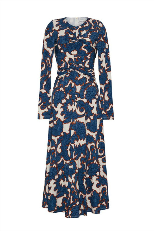 Cara Cara - Alara Printed Twist-front Maxi Dress
