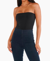 Show Me Your Mumu Tube Bodysuit in black - women's shirt