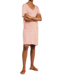 MARI LINEN TUNIC DRESS