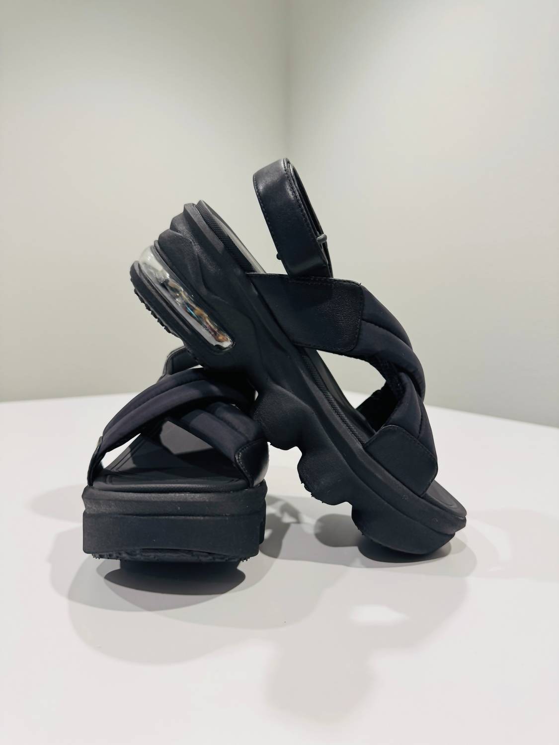 All Black - Women's Air Fab Sandals