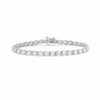 Diana M Jewels - Women's Round Lab-Grown Diamond Tennis Bracelet (1.00 Ct) - Delicate