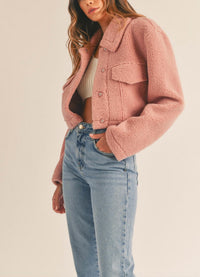 Mable - Women's Sheared Crop Jacket