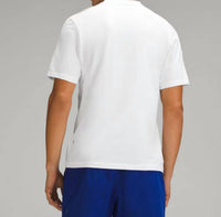 lululemon Zeroed In Short Sleeve Shirt in short sleeve shirt in white - men's t-shirt - view 13