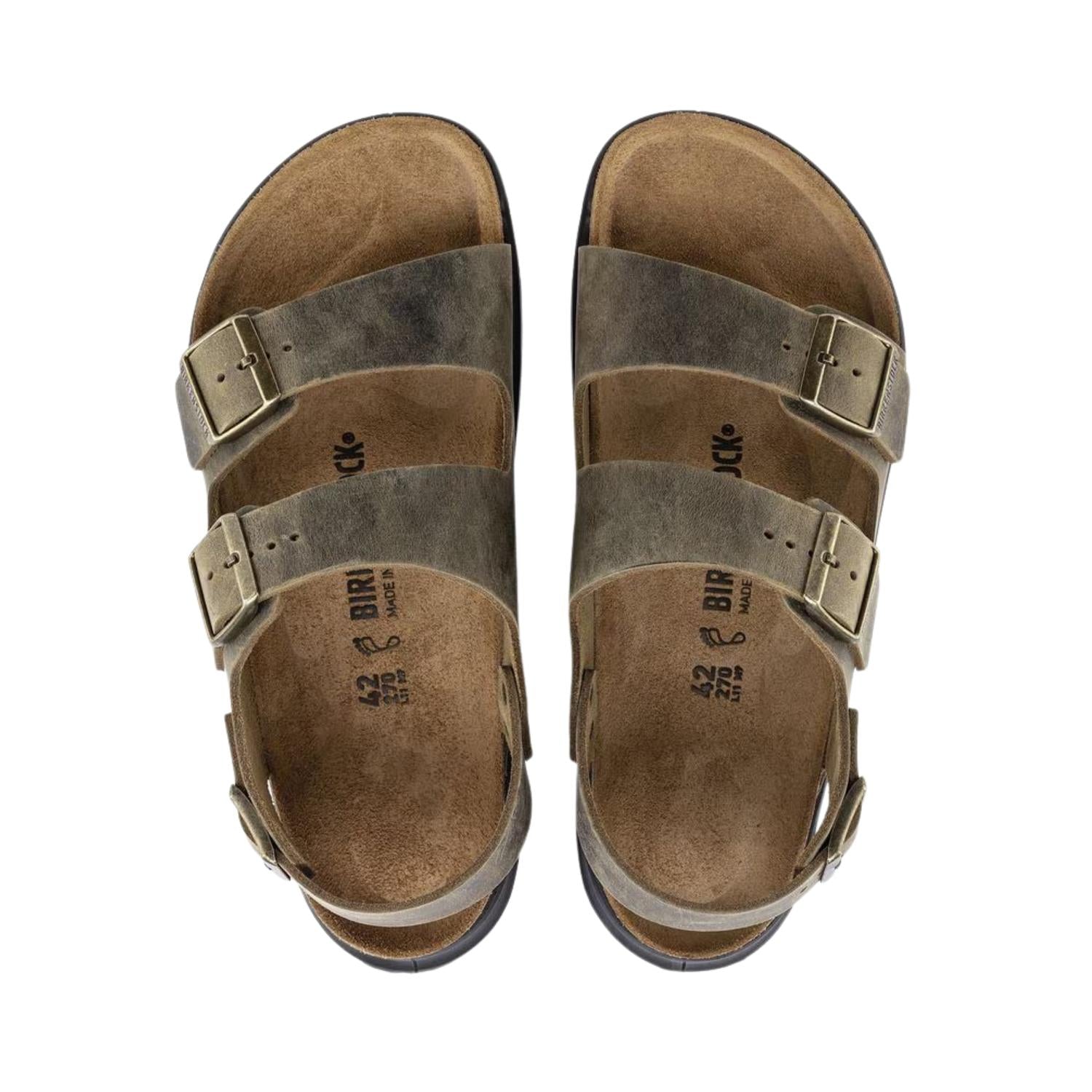 Birkenstock - Men's Milano Rugged Oiled Leather Sandal