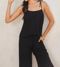 Dress Forum - Open Air Tie Shoulder Boxy Cami Top
