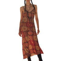 THE GREAT. Women's The Savannah Dress in patchwork print - women's dress