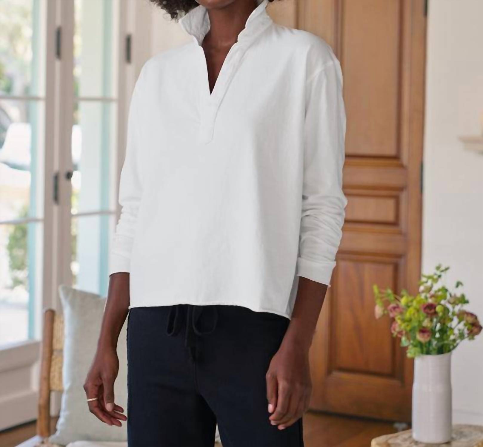 Frank & Eileen - Patrick Heritage Jersey Popover Henley Sweatshirt