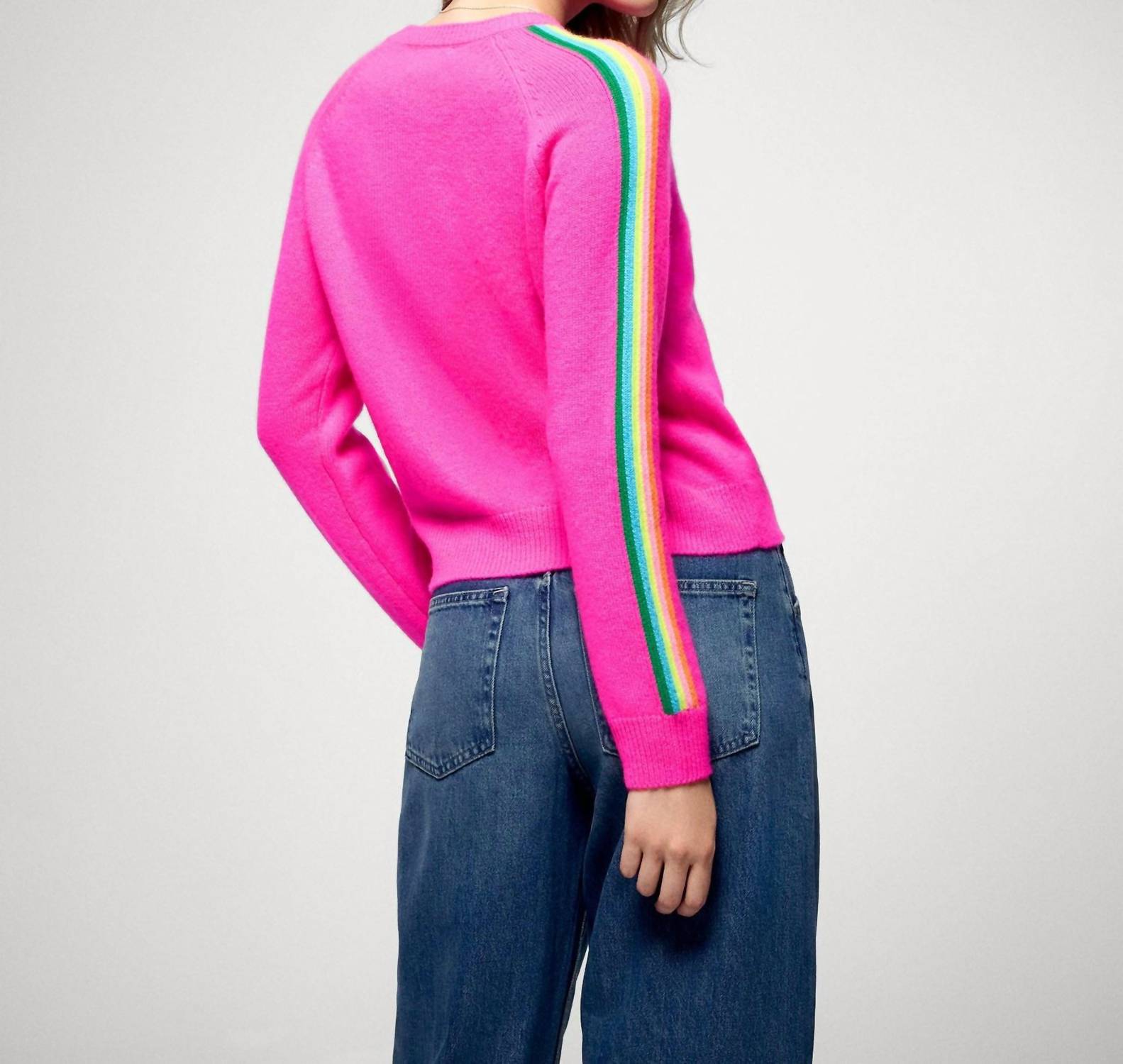 From Future - Rainbow Stripe Pullover Sweater