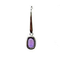 Aamiaa - Color Candy Collection Earrings With 6x4 Cushion-cut Amethyst