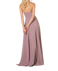 Sorella Vita - Strapless Bridesmaid Dress with Notched Neckline