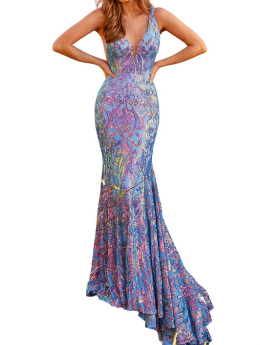 Jovani - Iridescent Prom Dress