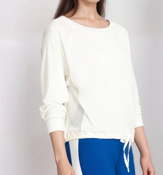 Johnny Was - Calme Effect Mesh Contrast Pullover
