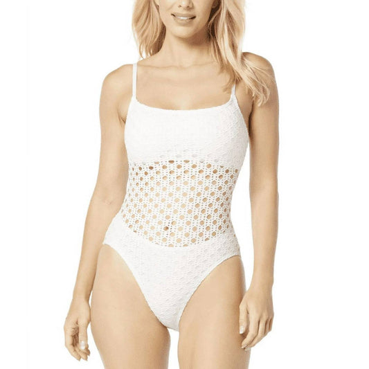 Carmen Marc Valvo - Crochet One Piece Swimsuit