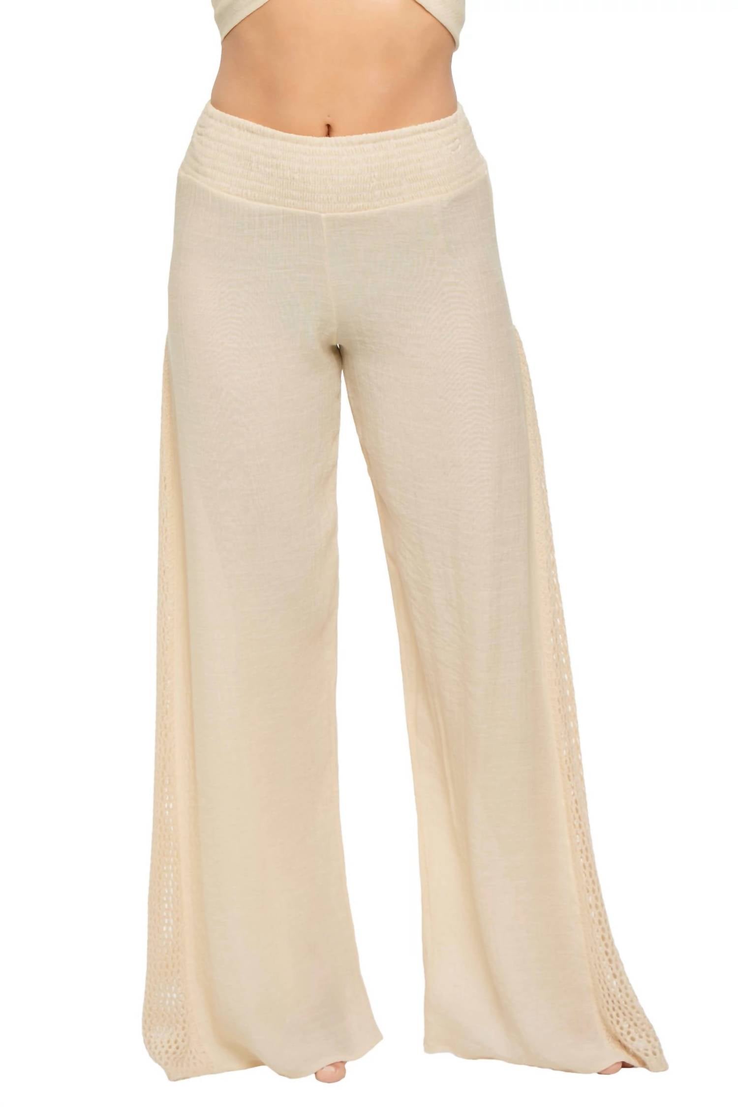 Elan - Smocked Waist Pants