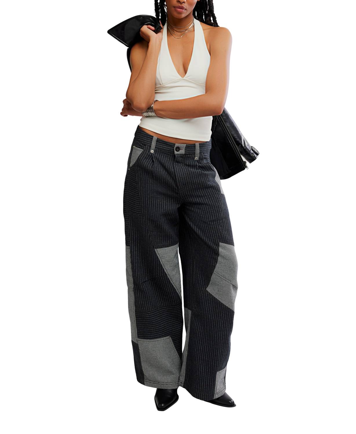 Free People This or That Trousers in black - women's pants