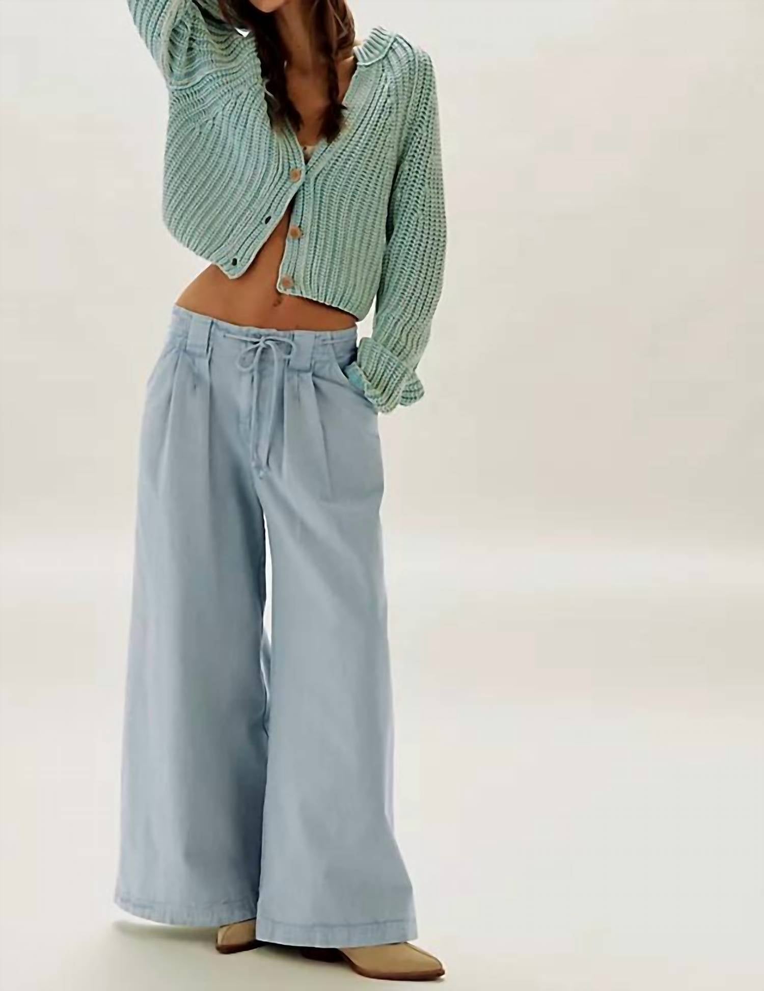 Free People - Julien Wide Leg Chino Pants