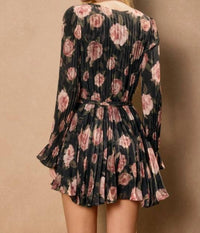 Dress Forum - ALL FOR YOU PLEATED LONG SLEEVE ROMPER