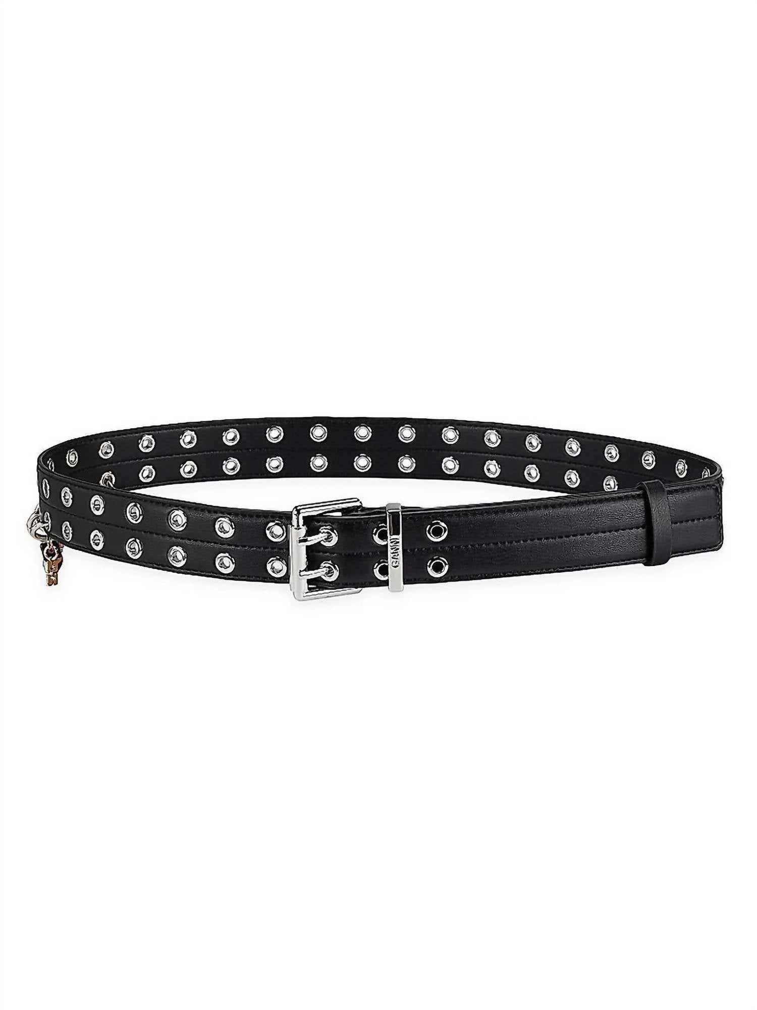 Ganni - Double Eyelet Safety Pin Belt