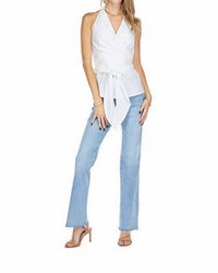 Joy Joy - Corrine Wrap Halter Top