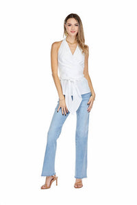 Joy Joy - Corrine Wrap Halter Top